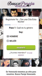 Mobile Screenshot of buscoparejavenezuela.com