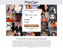 Tablet Screenshot of buscoparejavenezuela.com